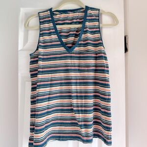 Madewell Whisper Cotton V-Neck Pocket Tank